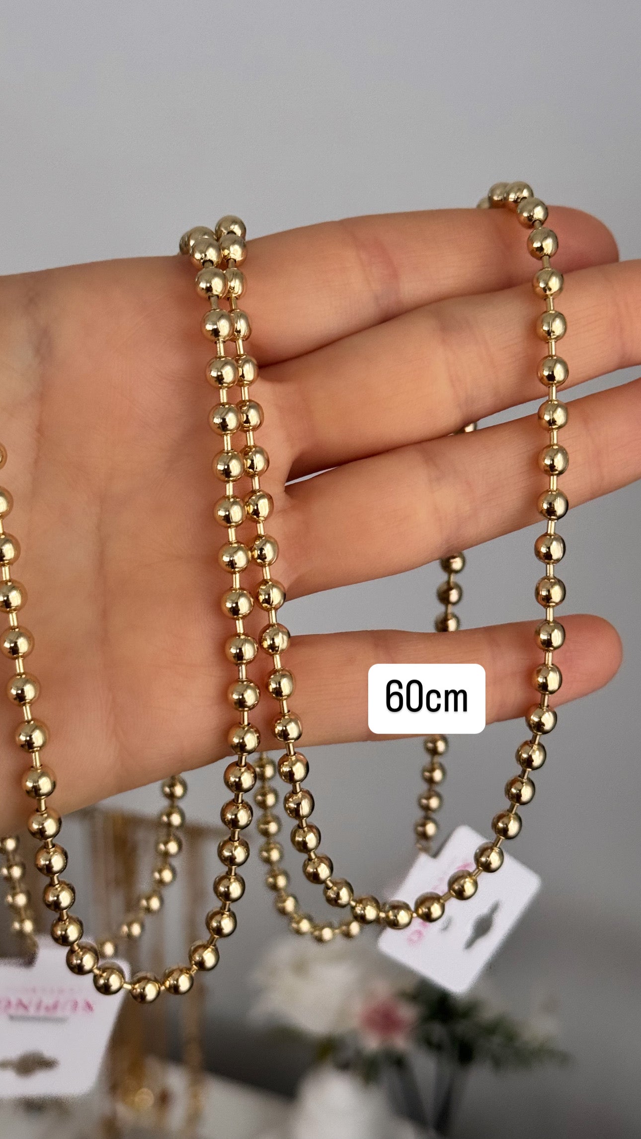 Xuping Sıralı Top Zincir Kolye