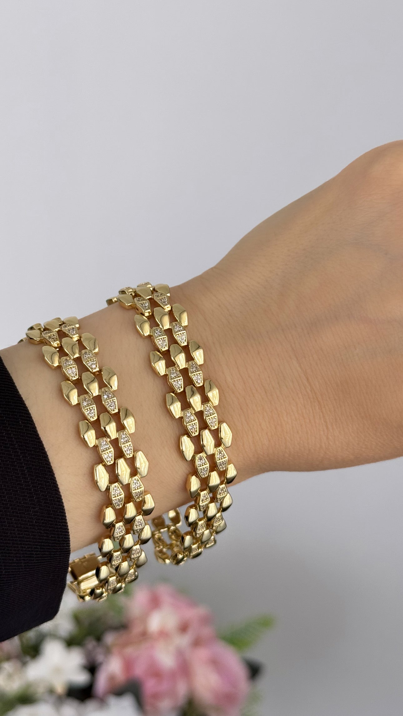 Xuping Gold Taş İşlemeli Bileklik
